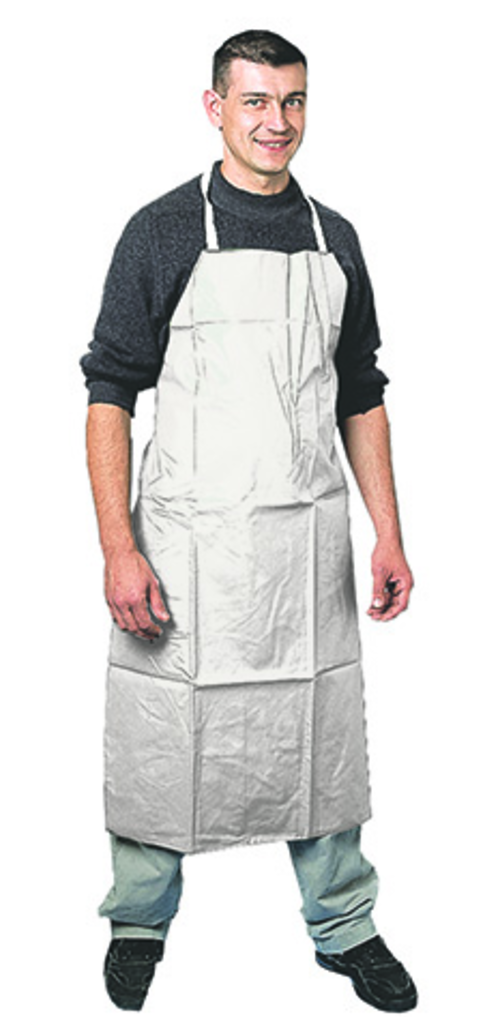 ARTICOLE TEHNICE SI PRIM AJUTOR - PVC APRON, Șorț din poliester dublu imersat în PVC, grosime 0,30 mm, protecție chimică PB6